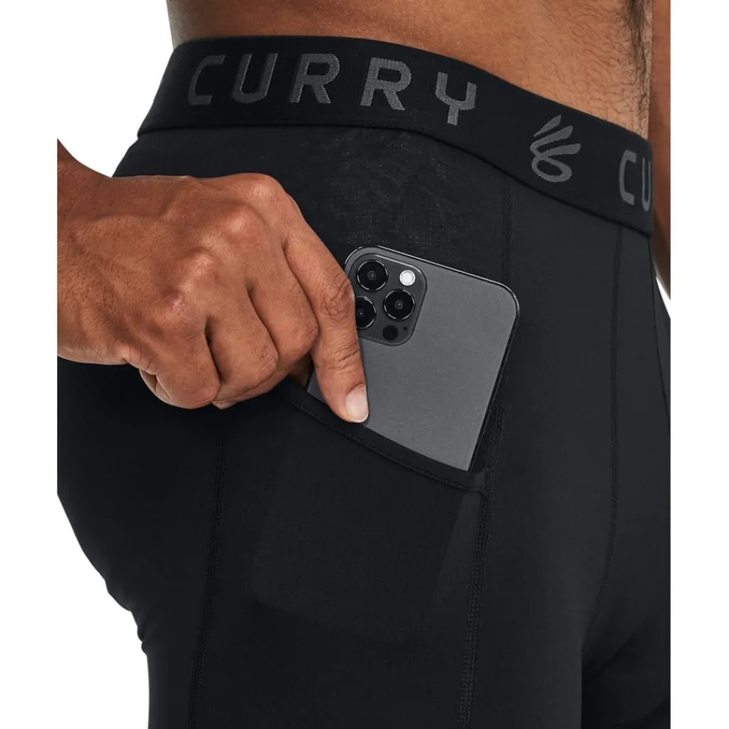 Fitness And Gym Pants|Fitness And Gymwear*Under Armour Curry Three Quartertight in Black