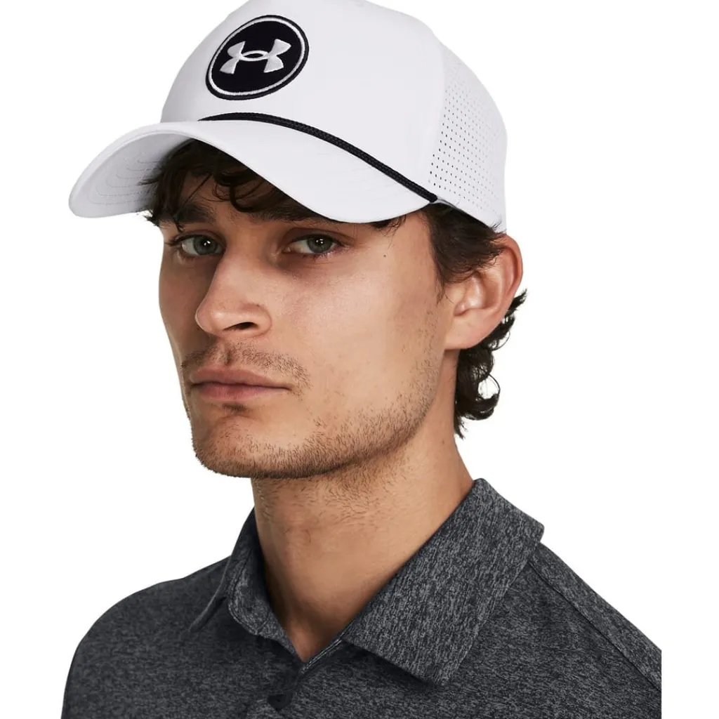 Caps-Hats*Under Armour Drive Rope Snpbck in White