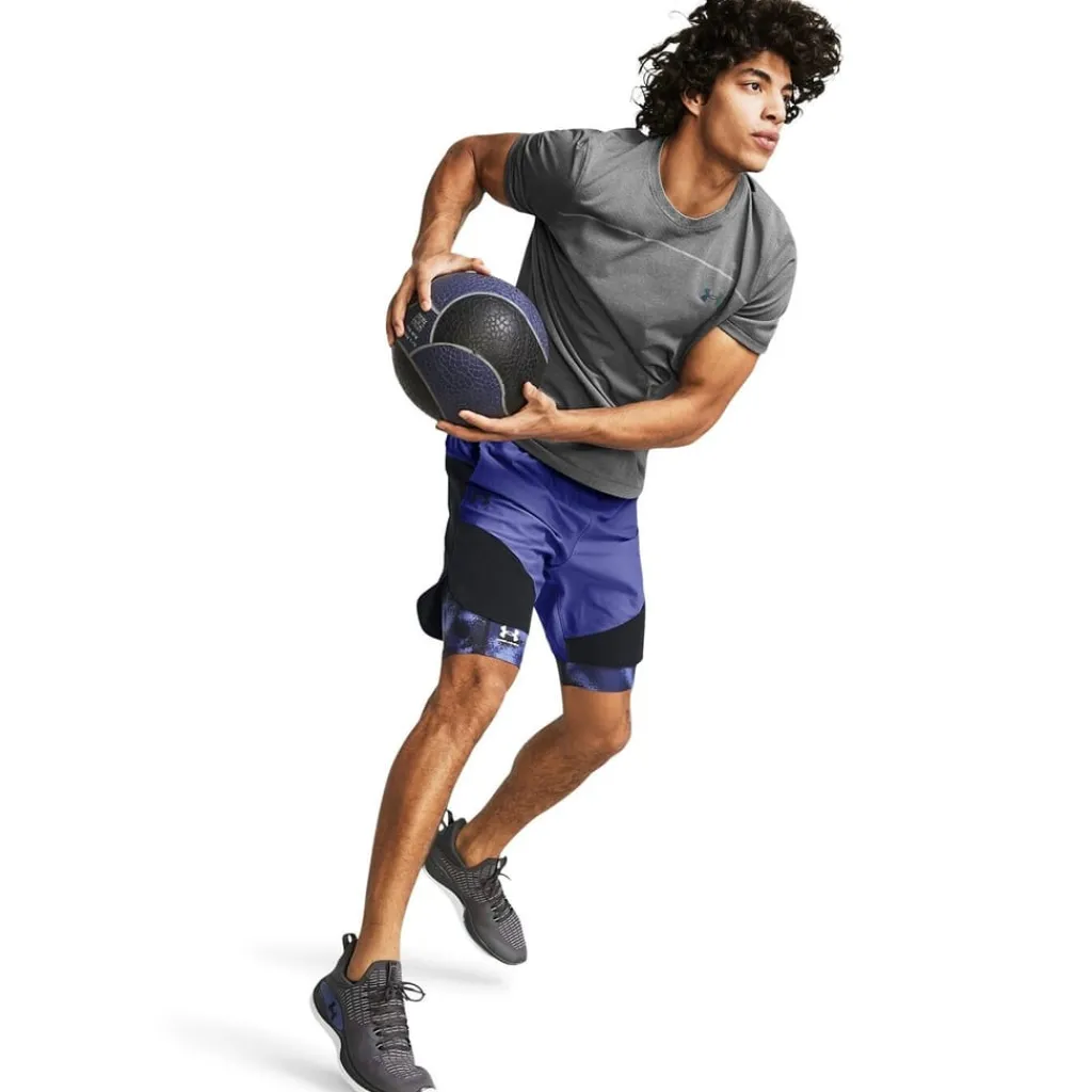 Fitness And Gym Shorts*Under Armour Elite Hybrid Basketball Shorts in Purple