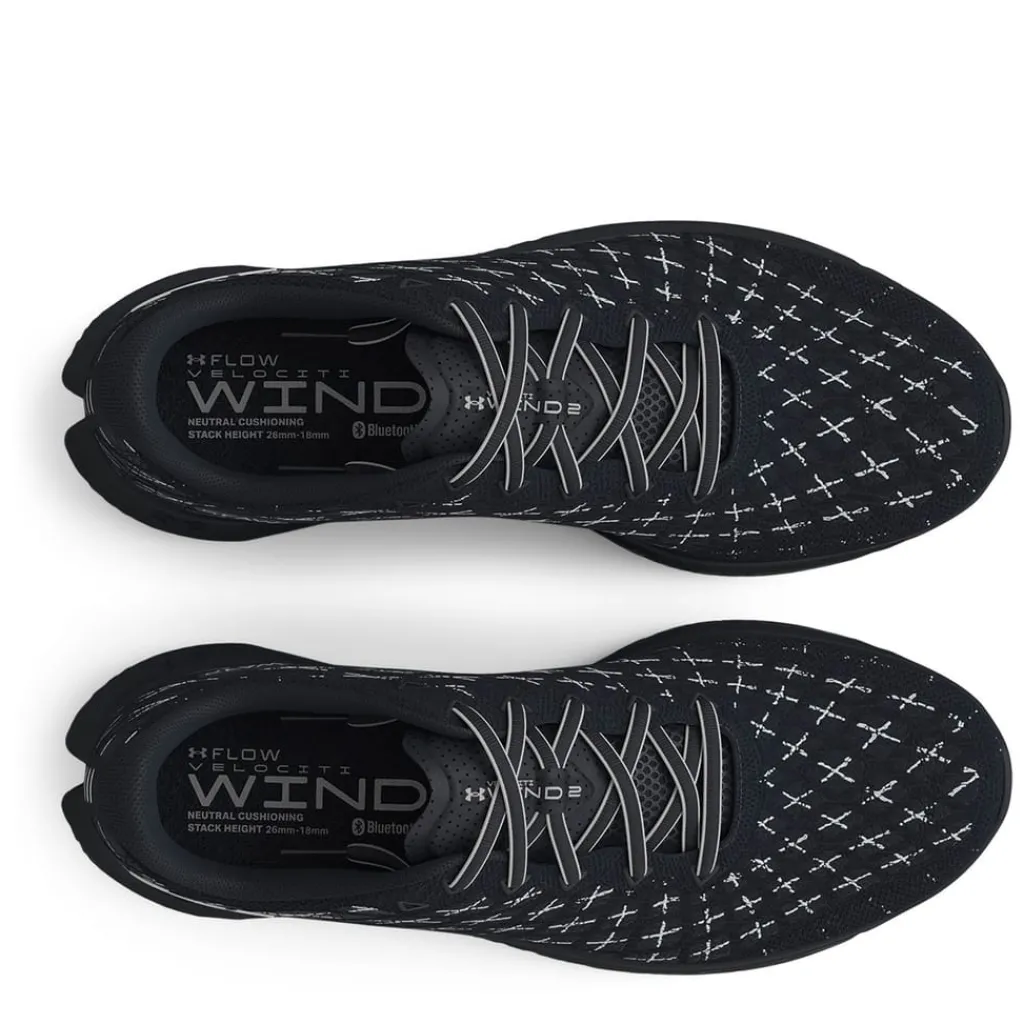 Fitness And Gym Footwear|Running Shoes*Under Armour Flow Velociti Wnd Low Top Sneakers in Black