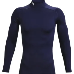 Fitness And Gym Tops*Under Armour Gear Armour Compression Mock Top in Blue