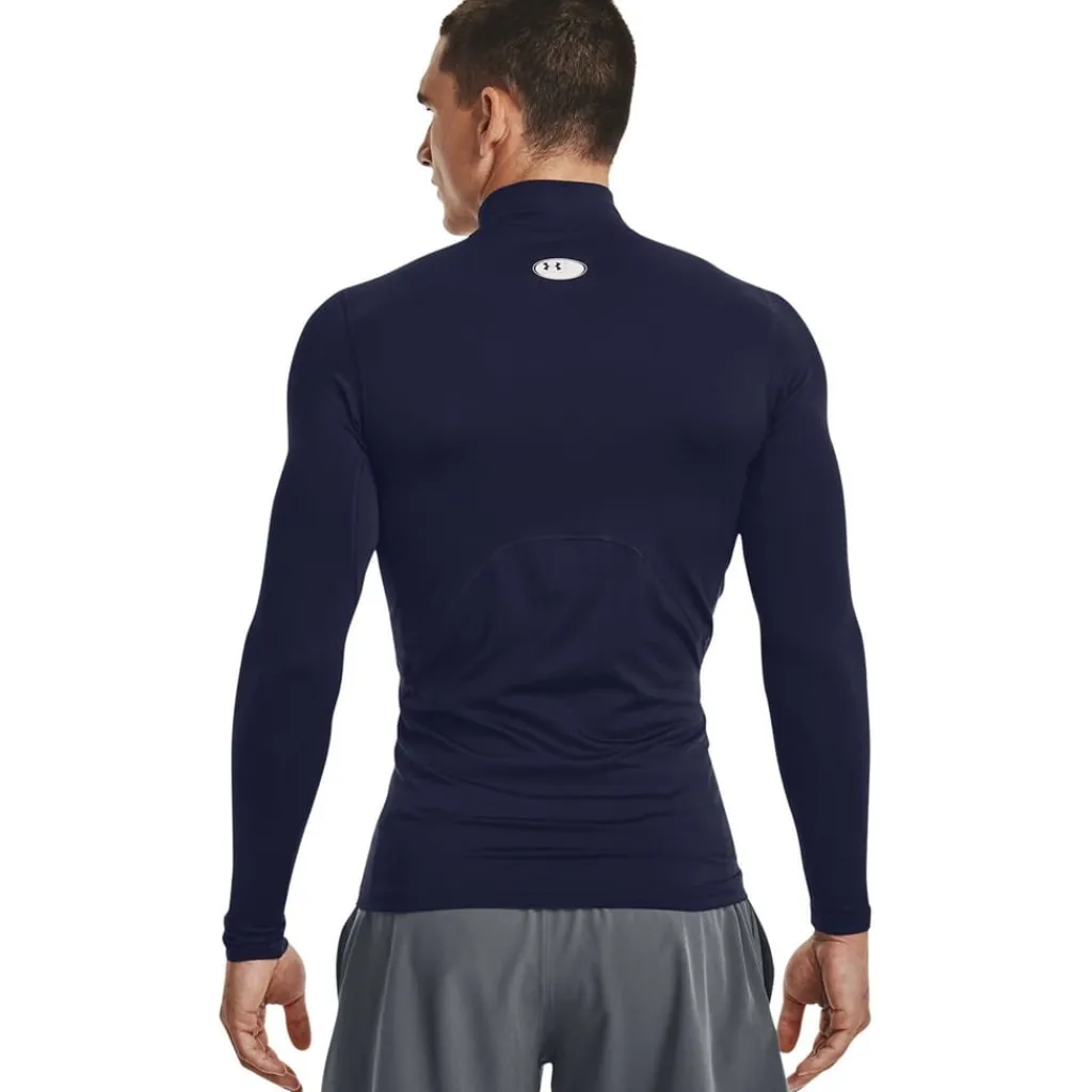 Fitness And Gym Tops*Under Armour Gear Armour Compression Mock Top in Blue