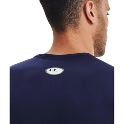Fitness And Gymwear*Under Armour Heat Gear Compression Sleeveless T-Shirt in Blue