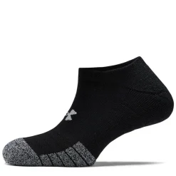 Underwear And Socks*Under Armour Heatgear No Show Socks 3 Pack in Black