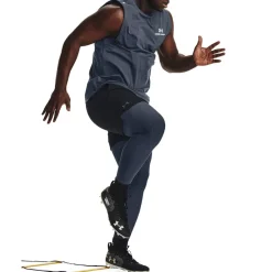 Fitness And Gym Pants*Under Armour HG ArmourP Logo Running Pants in Grey