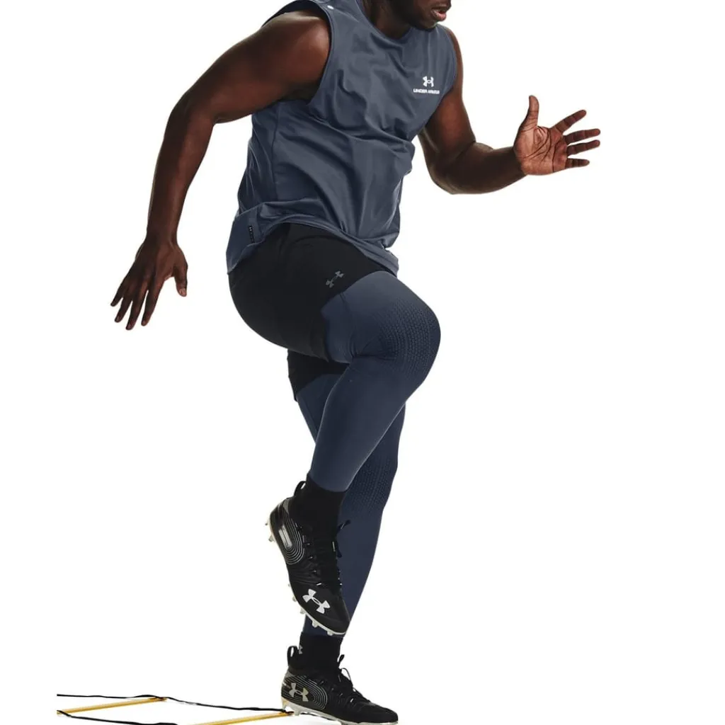 Fitness And Gym Pants*Under Armour HG ArmourP Logo Running Pants in Grey
