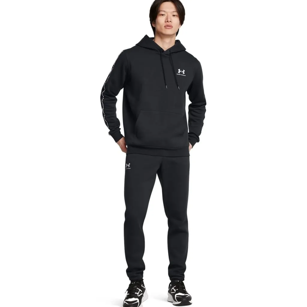 Hoodies*Under Armour Hooded Regular Fit Long Sleeve Sweatshirt in Black