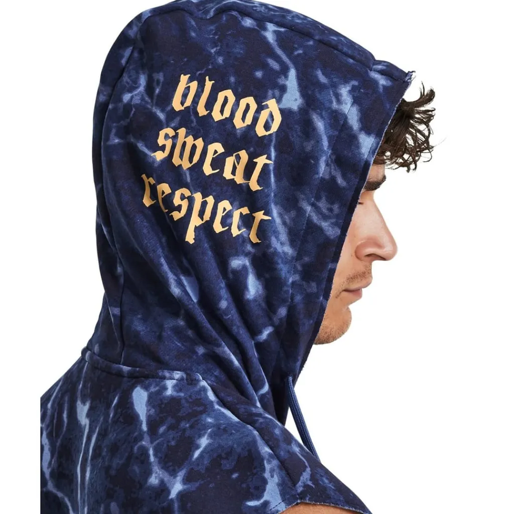 Hoodies*Under Armour Hooded Ruched Relaxed Fit Sweater in Blue