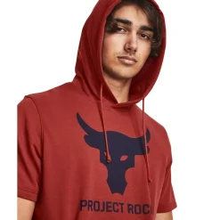 Hoodies*Under Armour Hooded Sleeveless Relaxed Fit Sweatshirt in Red