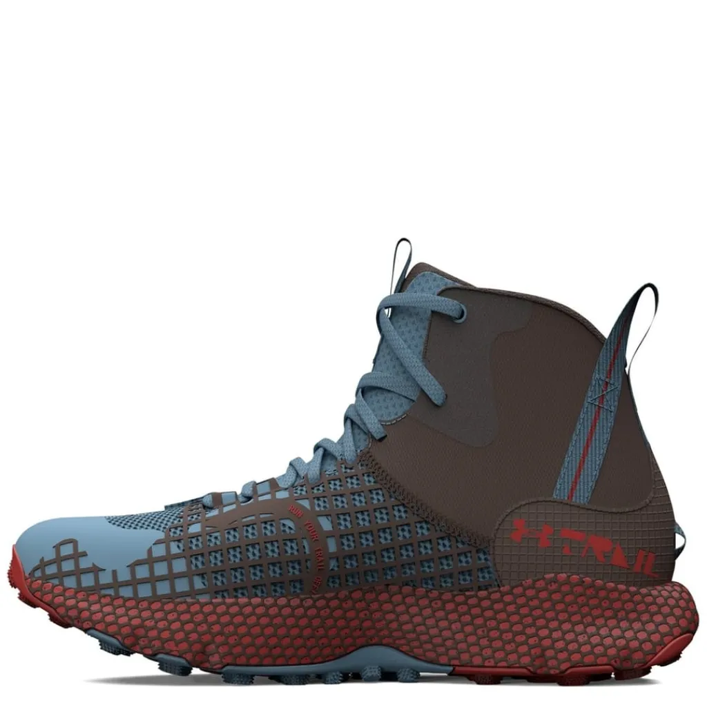 Fitness And Gym Footwear|Running Shoes*Under Armour HOVR Ridg Trek Hi-Top Running Sneakers in Blue