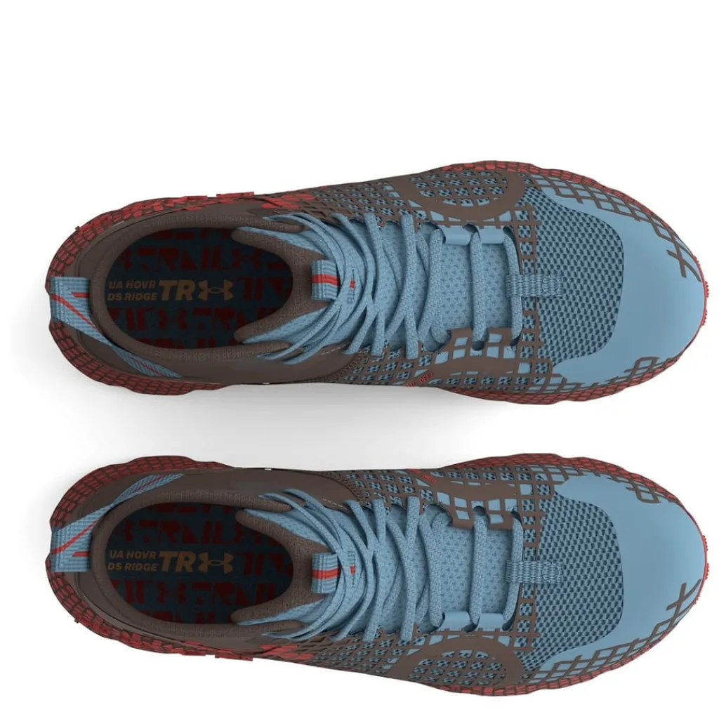 Fitness And Gym Footwear|Running Shoes*Under Armour HOVR Ridg Trek Hi-Top Running Sneakers in Blue
