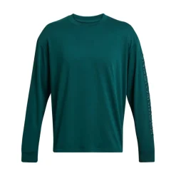T-Shirts And Vests*Under Armour Hw Tonal Wordmark Long Sleeve T-Shirt in Blue