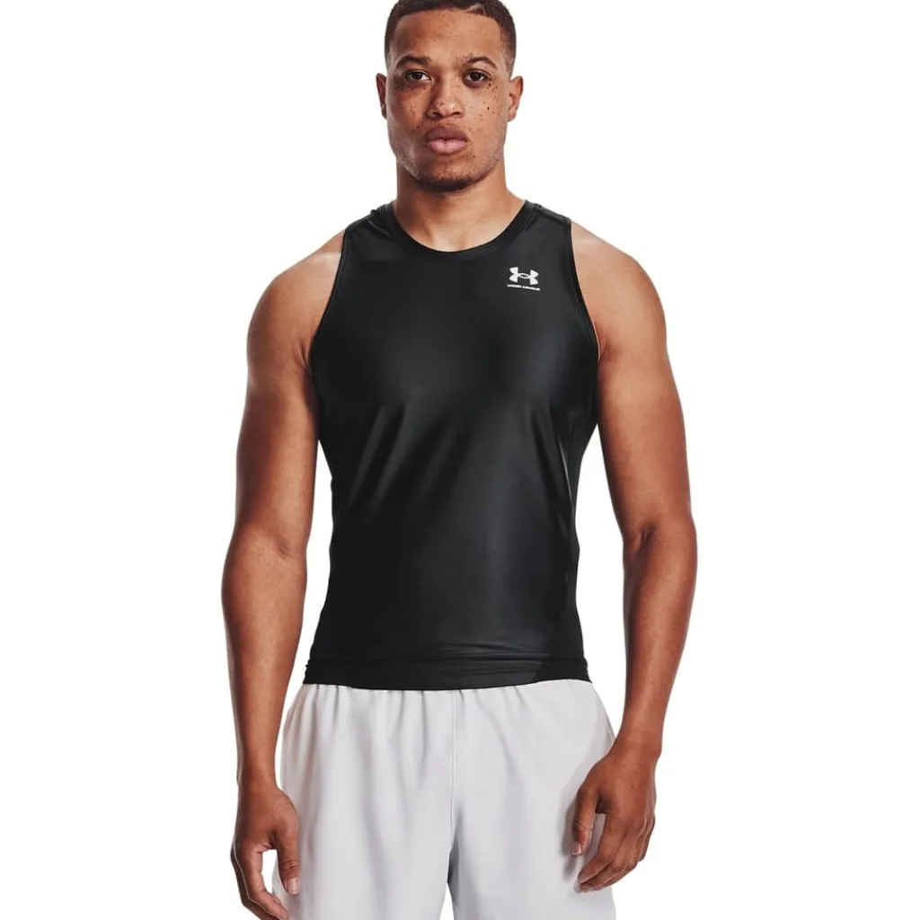 Fitness And Gym Tops|Fitness And Gymwear*Under Armour Iso Compression Fit Crew Neck Tank in Black