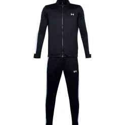 Tracksuits*Under Armour Knit Long Sleeve Mock Neck Track Suit in Black