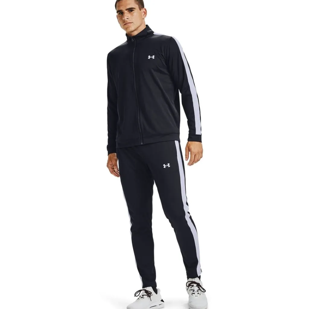 Tracksuits*Under Armour Knit Long Sleeve Mock Neck Track Suit in Black
