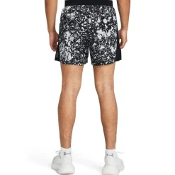 Fitness And Gym Shorts*Under Armour Launch 5 Logo Print Running Shorts in Black