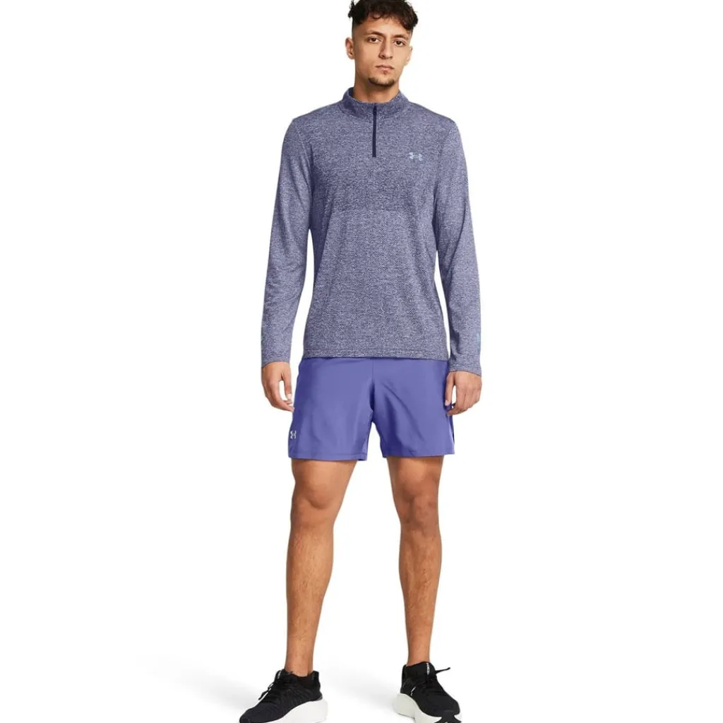 Fitness And Gym Shorts*Under Armour Launch 7 Running Shorts in Purple