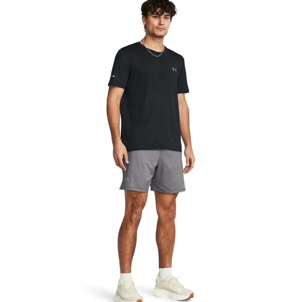 Fitness And Gym Shorts*Under Armour Launch Elite Heather Running Shorts in Grey