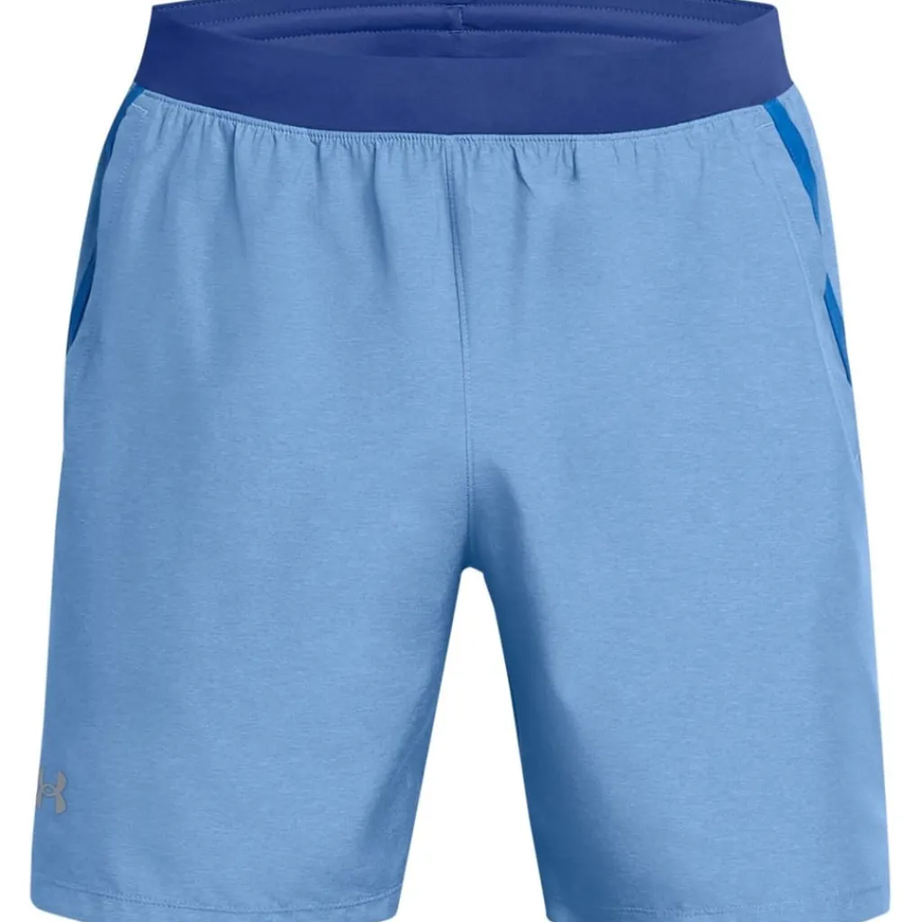 Fitness And Gym Shorts*Under Armour Launch Heather Running Shorts in Blue