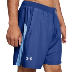 Fitness And Gym Shorts*Under Armour Launch Heather Running Shorts in Blue