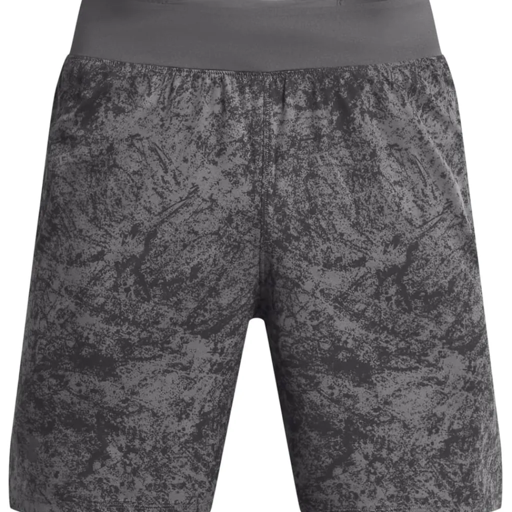 Fitness And Gym Shorts*Under Armour Launch Pro Printed Running Shorts in Grey