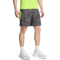 Fitness And Gym Shorts*Under Armour Launch Pro Printed Running Shorts in Grey
