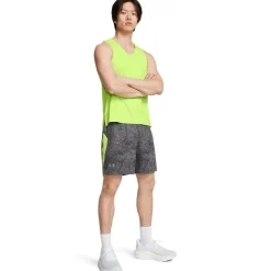 Fitness And Gym Shorts*Under Armour Launch Pro Printed Running Shorts in Grey