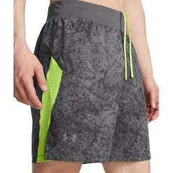 Fitness And Gym Shorts*Under Armour Launch Pro Printed Running Shorts in Grey