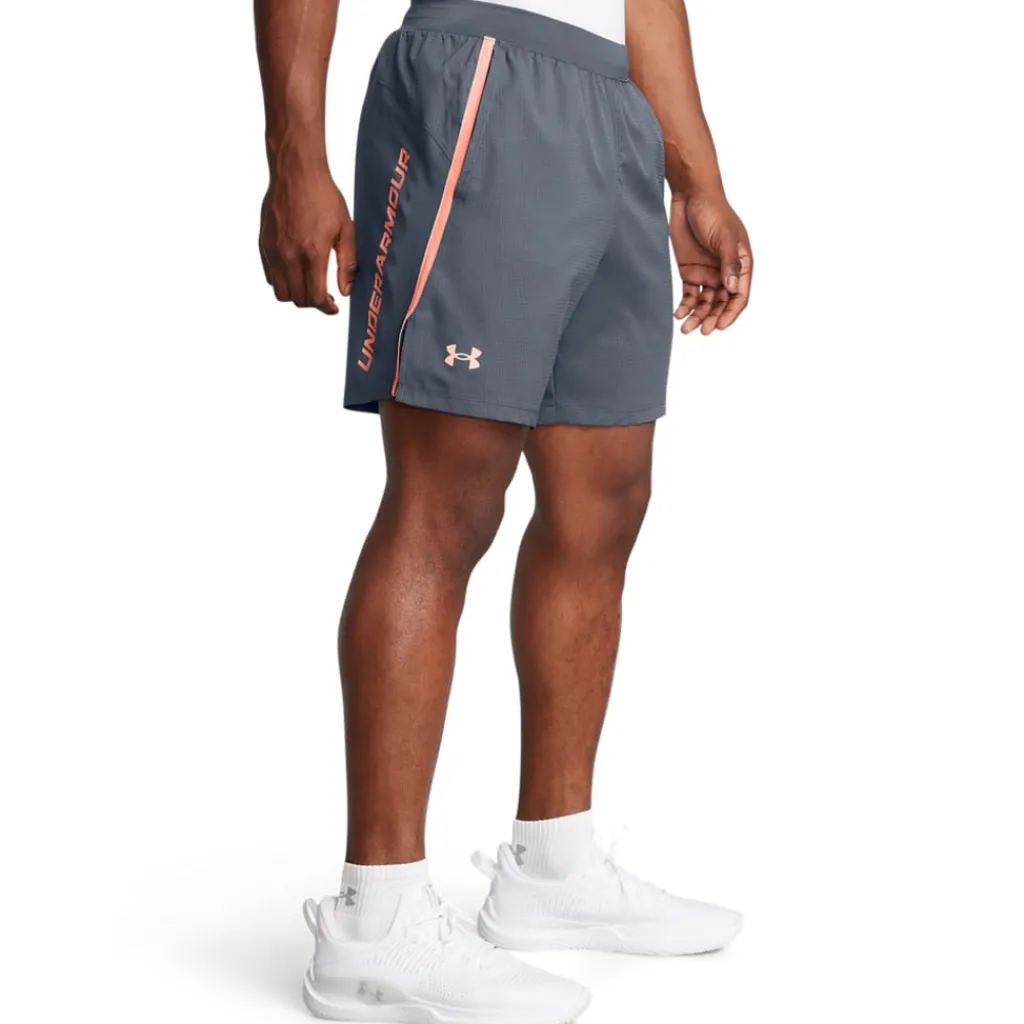 Shorts*Under Armour Launch Texture Shorts in Grey