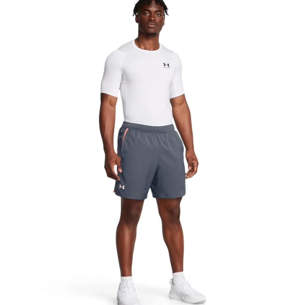 Shorts*Under Armour Launch Texture Shorts in Grey