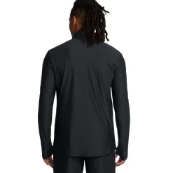 Fitness And Gym Tops*Under Armour Logo Print Mock Neck Sweatshirt in Black