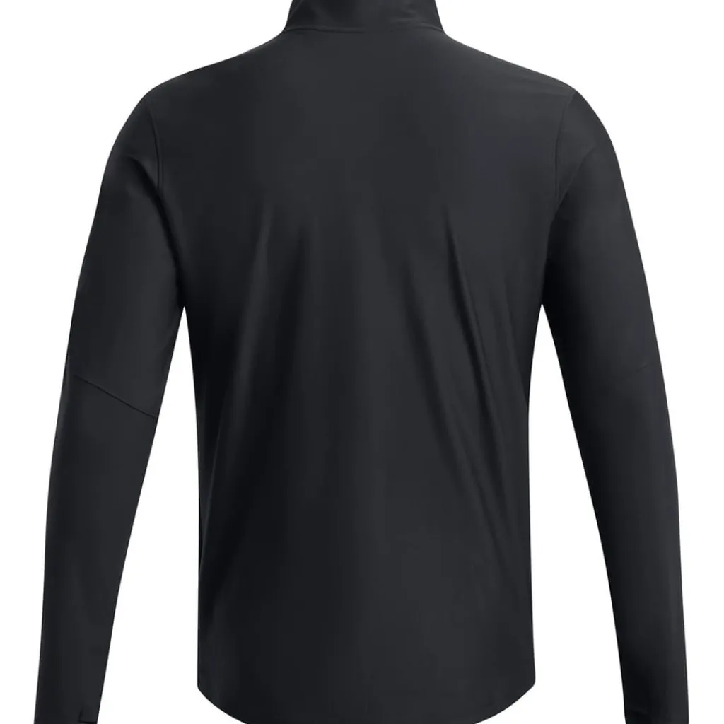 Fitness And Gym Tops*Under Armour Logo Print Mock Neck Sweatshirt in Black