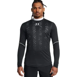 Football And Rugby Clothing*Under Armour Long Sleeve Crew Neck Regular Fit T-Shirt in Black