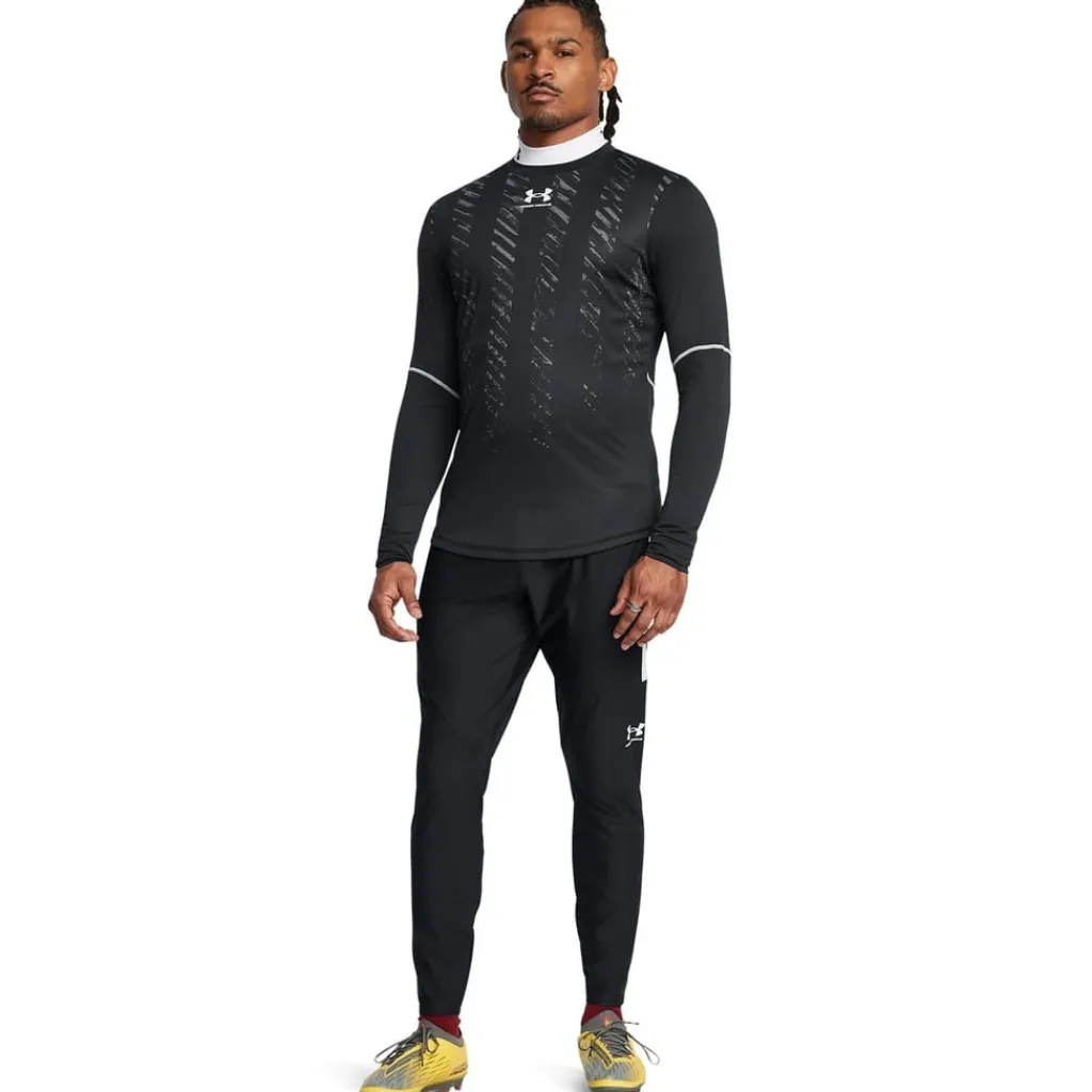 Football And Rugby Clothing*Under Armour Long Sleeve Crew Neck Regular Fit T-Shirt in Black