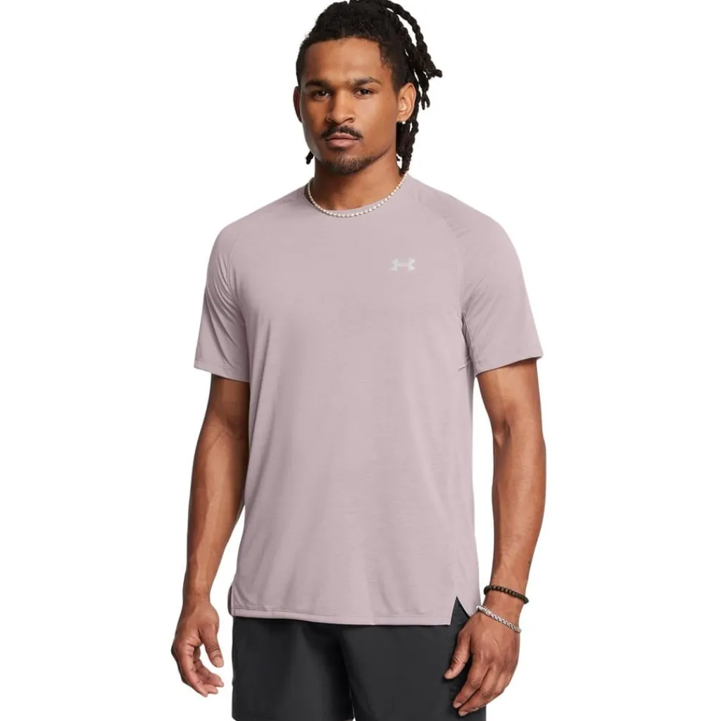 Fitness And Gym Tops*Under Armour M Launc in Grey