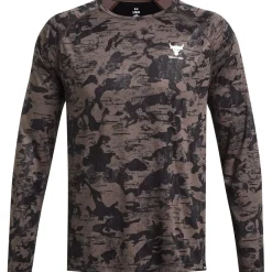 Fitness And Gymwear|Fitness And Gym Tops*Under Armour Mens Armour Pjt Rck Isochill Ls Gym Top in Brown
