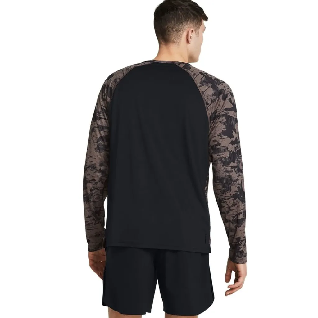 Fitness And Gymwear|Fitness And Gym Tops*Under Armour Mens Armour Pjt Rck Isochill Ls Gym Top in Brown