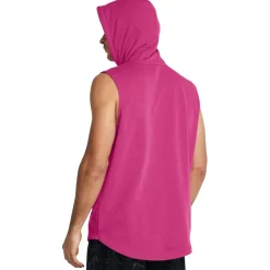 Hoodies*Under Armour Mens Armour Pjt Q2 Payoff Sl Fleece Hoody Hoody in Pink