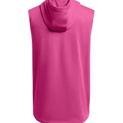 Hoodies*Under Armour Mens Armour Pjt Q2 Payoff Sl Fleece Hoody Hoody in Pink