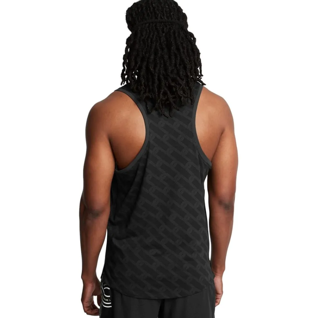 Fitness And Gym Tops*Under Armour Mens Armour Ua Run Anywhere Singlet Running Vest in Black
