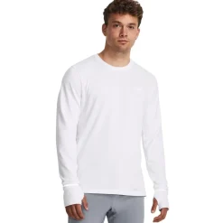 Fitness And Gymwear|Fitness And Gym Tops*Under Armour Mens Armour Qualifier Cold Longsleeve Running Top in White