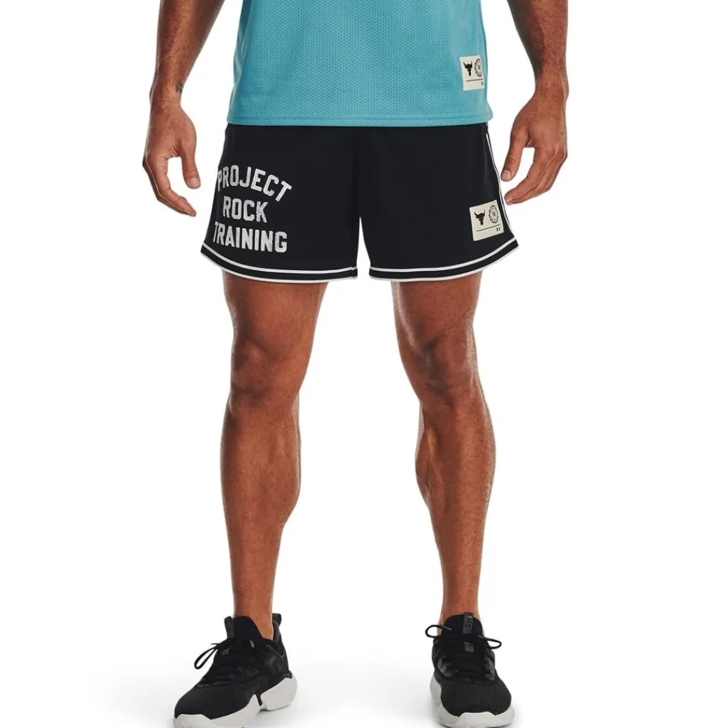 Fitness And Gym Shorts*Under Armour Mens Armour Pjt Rck Penny Mesh Sts Tg Gym Shorts in Black