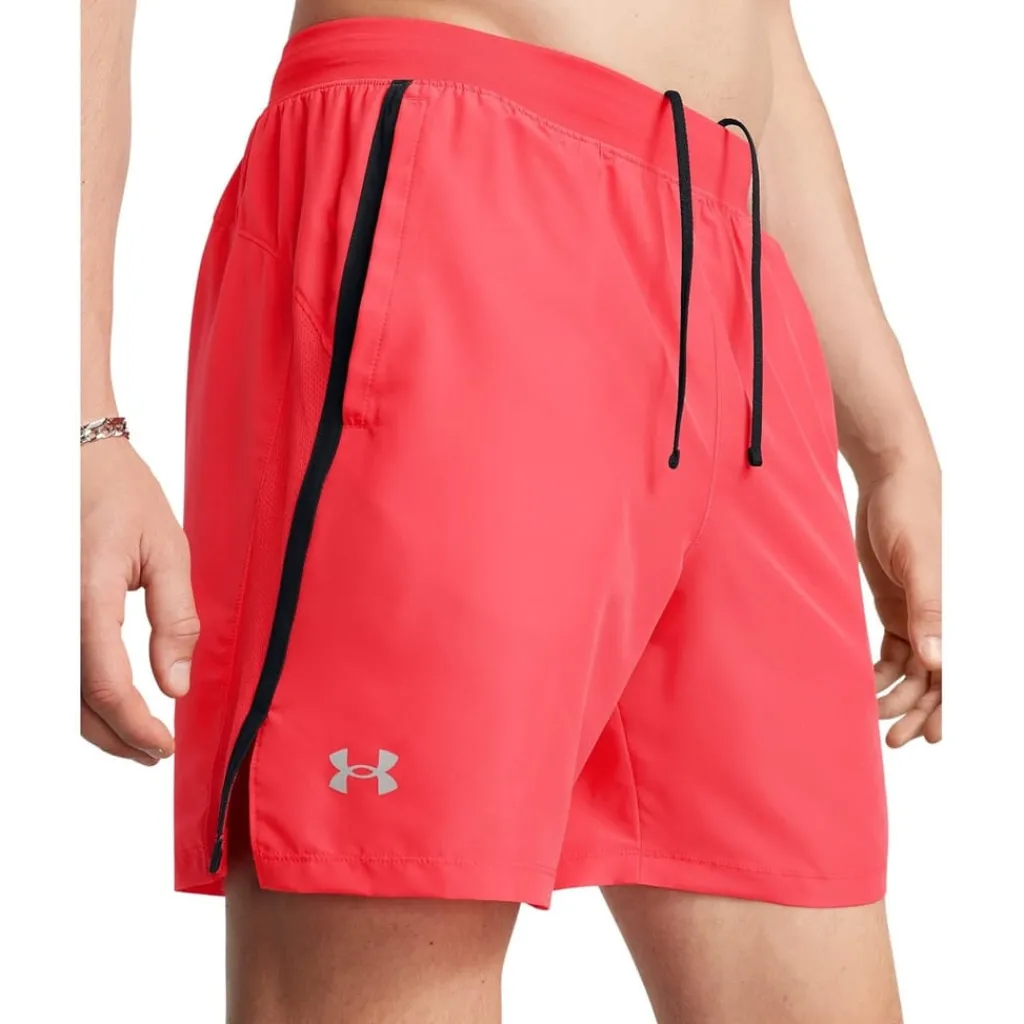 Fitness And Gym Shorts*Under Armour Mens Armour Ua Launch 7 Shorts Running Shorts in Red
