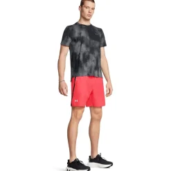 Fitness And Gym Shorts*Under Armour Mens Armour Ua Launch 7 Shorts Running Shorts in Red