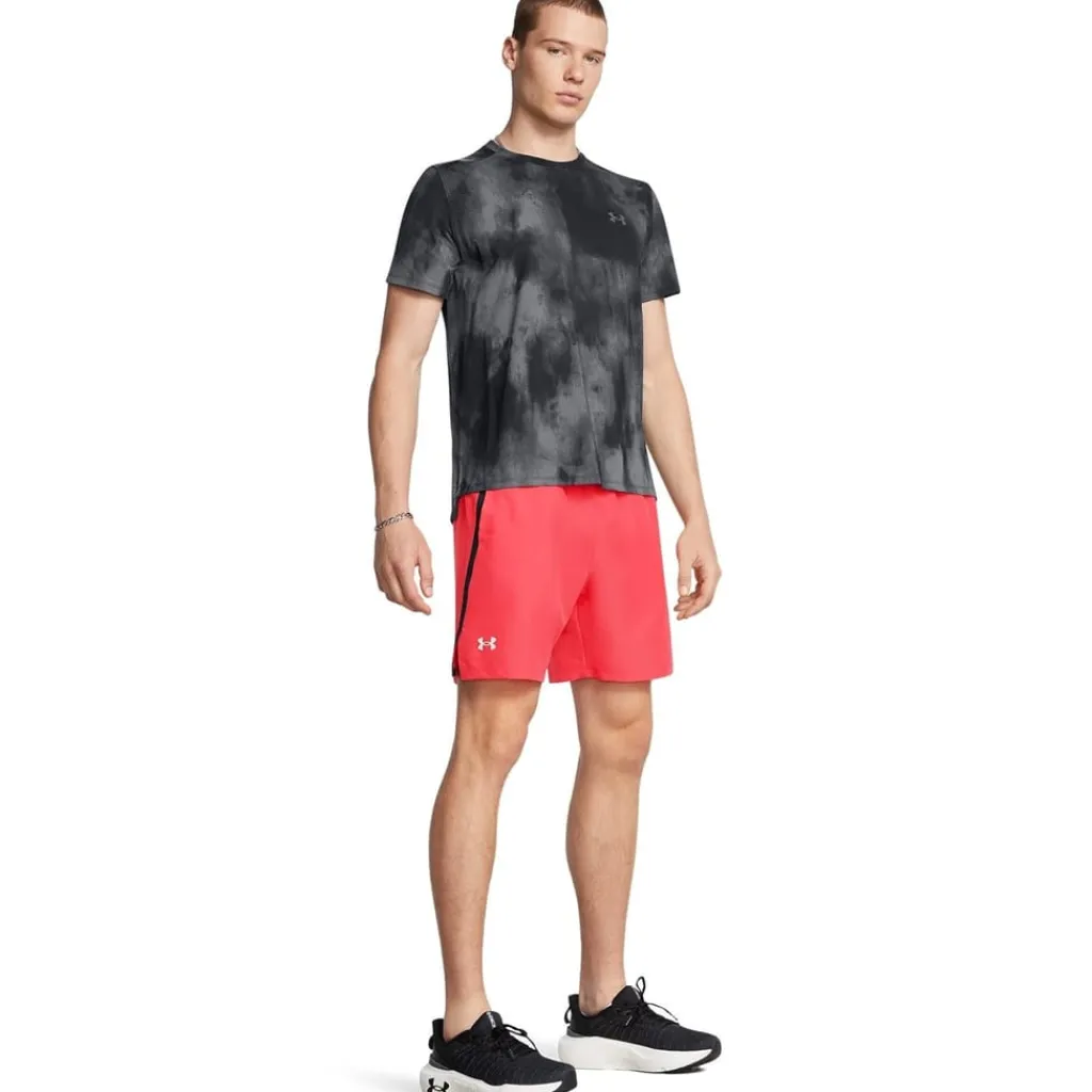 Fitness And Gym Shorts*Under Armour Mens Armour Ua Launch 7 Shorts Running Shorts in Red