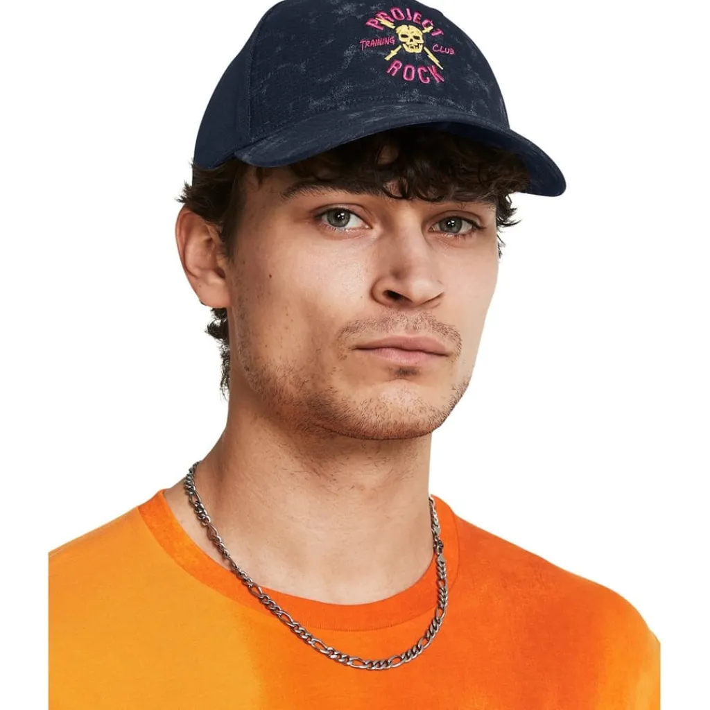 Caps-Hats*Under Armour Mens Armour Project Rock Trucker Cap in Grey
