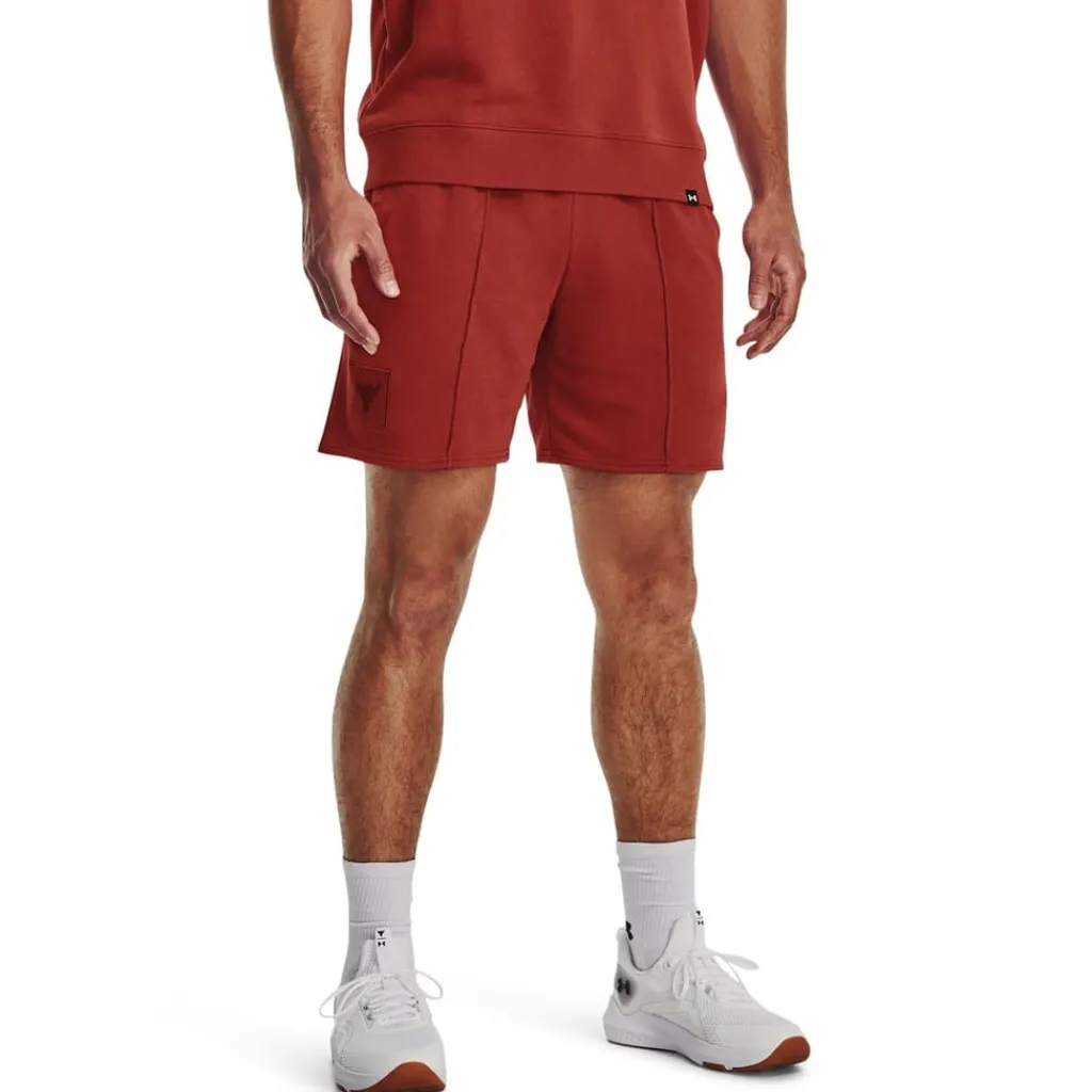 Fitness And Gym Shorts|Fitness And Gymwear*Under Armour Mens Armour Pjt Rock Terry Gym Shorts in Red