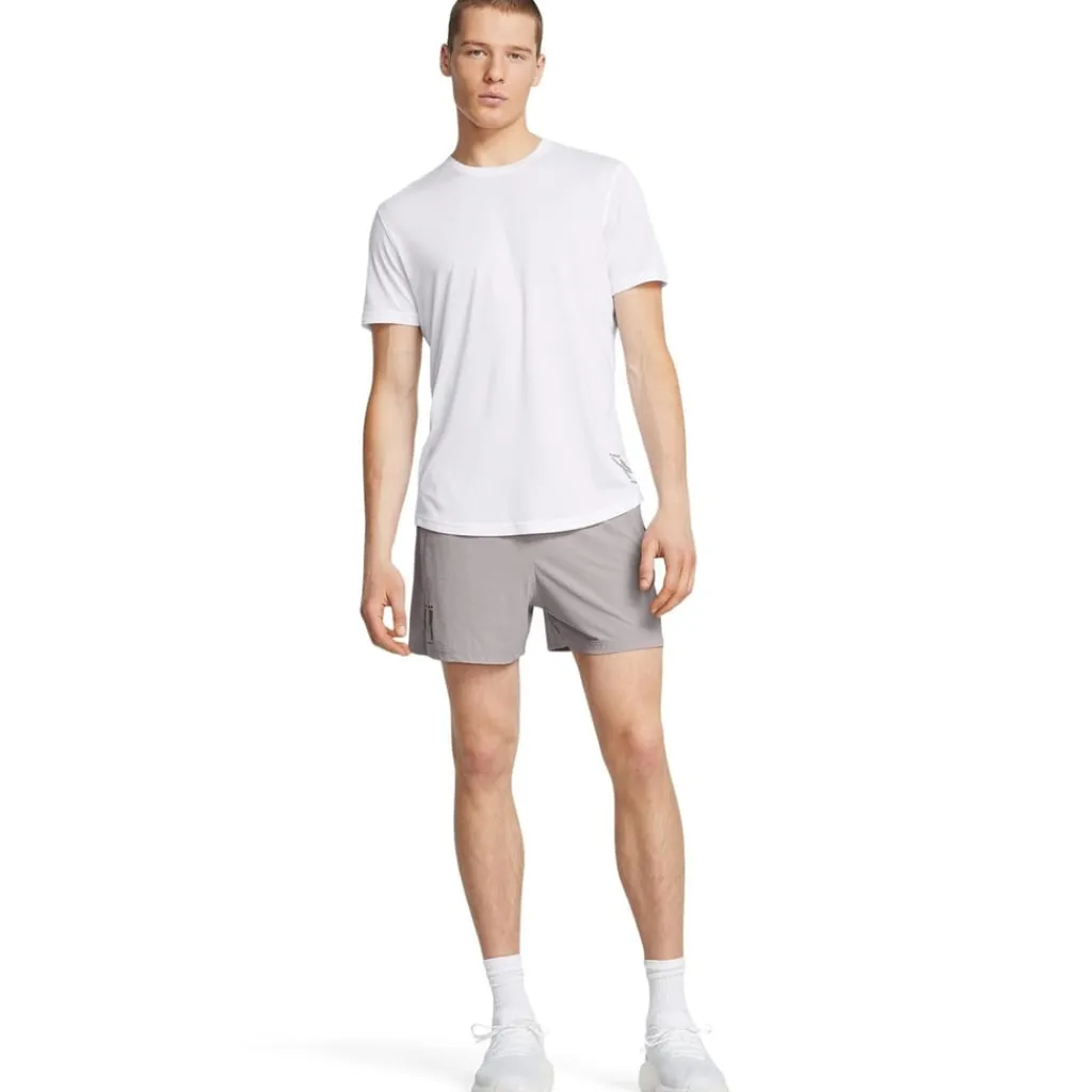 Fitness And Gym Shorts*Under Armour Mens Armour Ua Run Anywhere Shorts Running Shorts in Grey