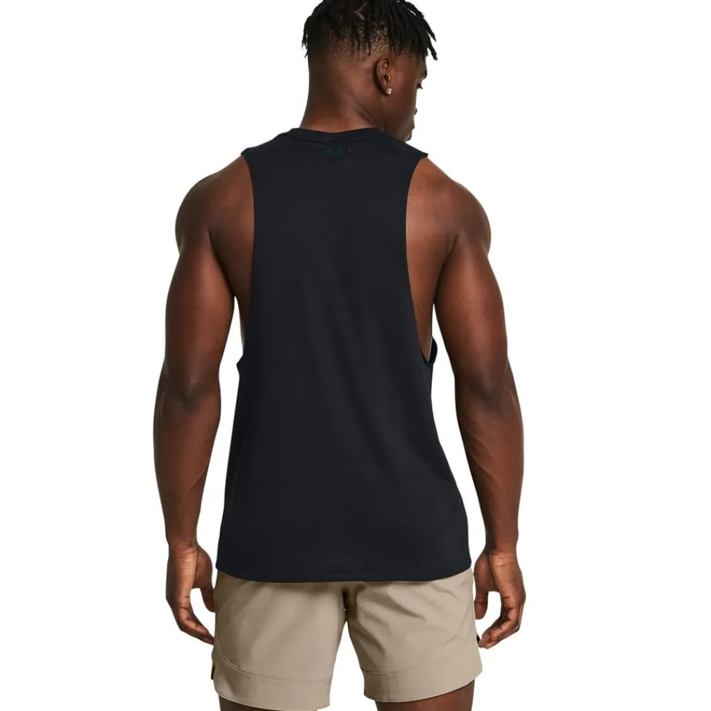 Fitness And Gymwear|Fitness And Gym Tops*Under Armour Mens Armour Ua Pjt Rck Bsr Payoff Tank Gym Top in Black