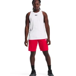 Fitness And Gym Shorts*Under Armour Mens Armour Baseline 10 Shorts in Red